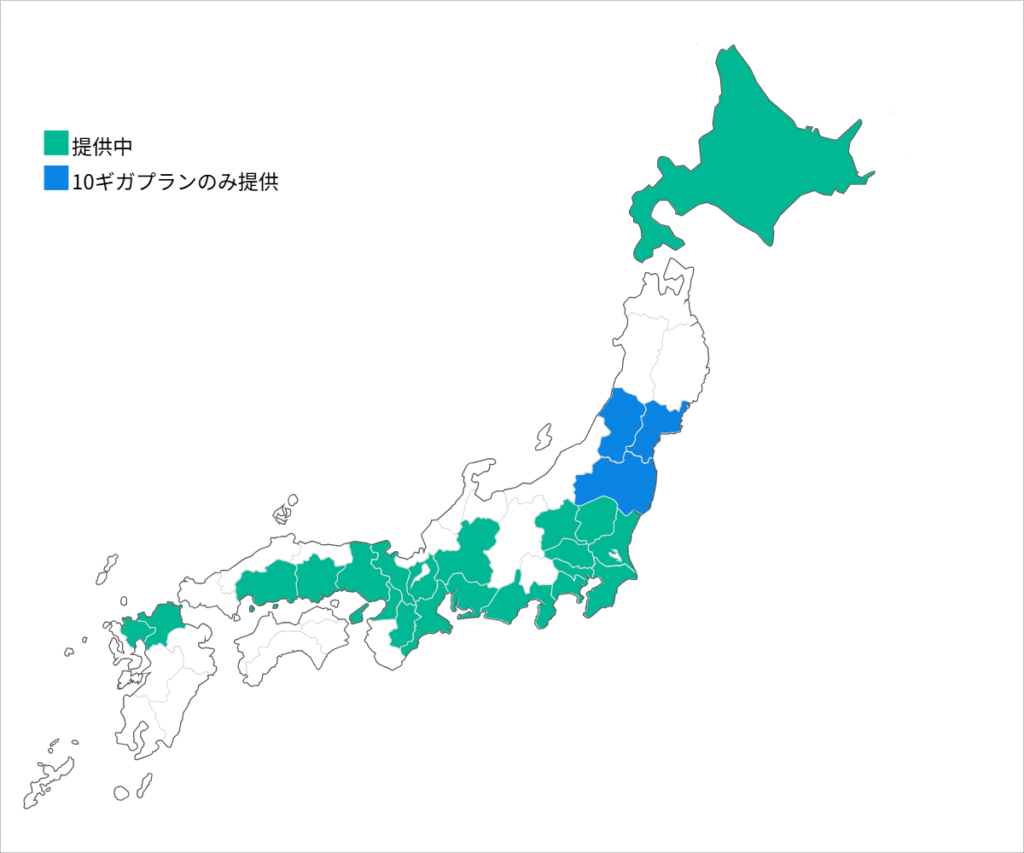 NURO光の対応エリア地図（2025年最新版）