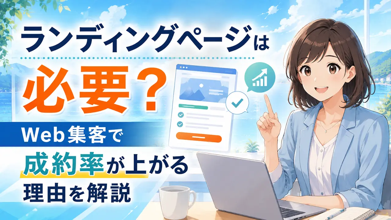 ランディングページは必要?Web集客で成約率が上がる理由を解説