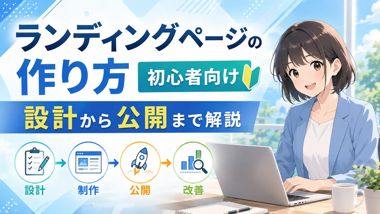 【Web集客】ランディングページの作り方｜初心者向けに設計から公開まで解説