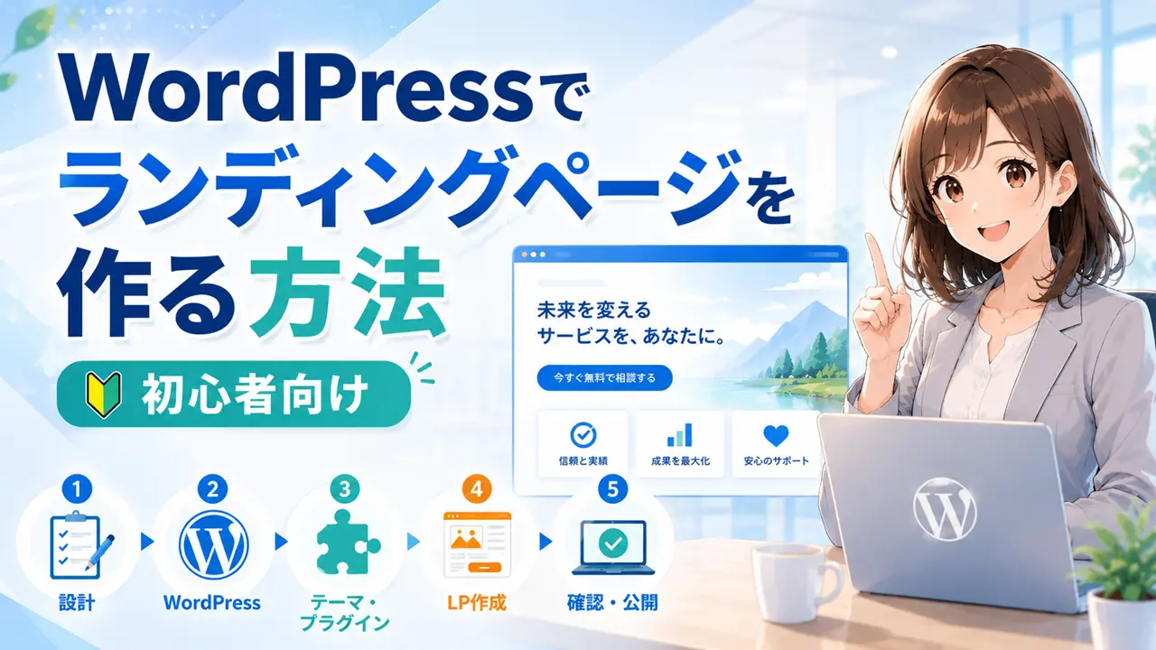 WordPressでランディングページを作る方法【初心者向け】