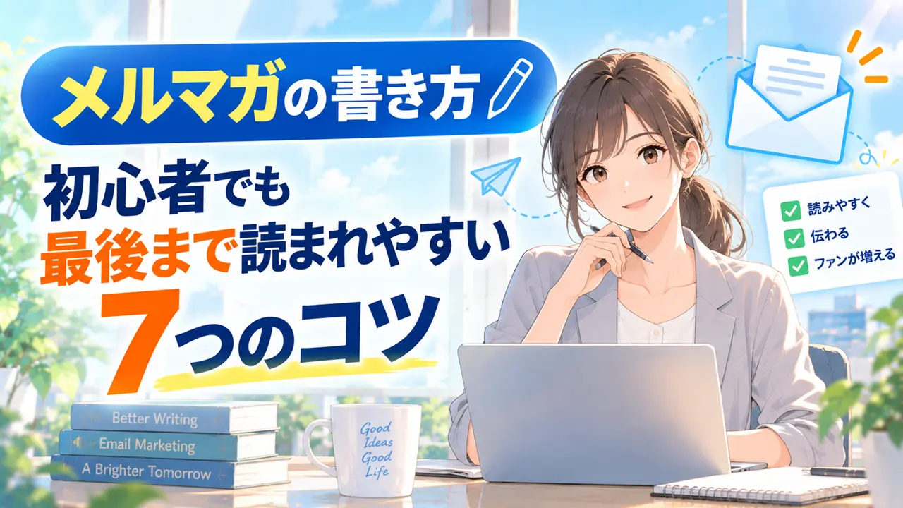 メルマガの書き方|初心者でも最後まで読まれやすい7つのコツ